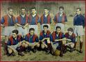 San Pedro en el campo de Elorrio temporada 1949. De pie. Llanos, Santin, Sierra, Zarra, Vallejo, Castellanos, Agachados. Etxegibel, Etxauri, Aguirre, Espinosa y Herrero.